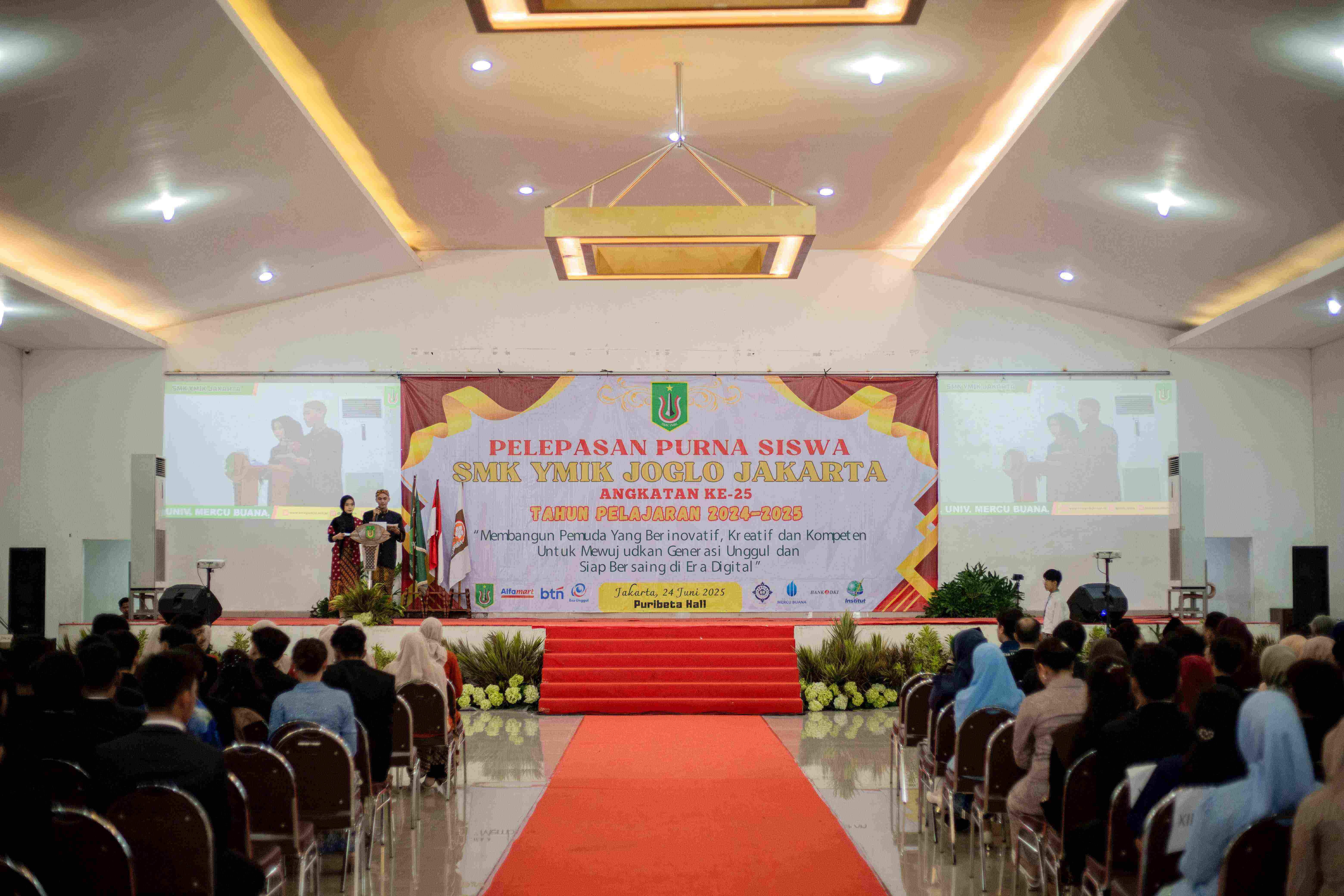 PELEPASAN PURNA SISWA KELAS 12 SMK YMIK JAKARTA TAHUN PELAJARAN 2024-2025